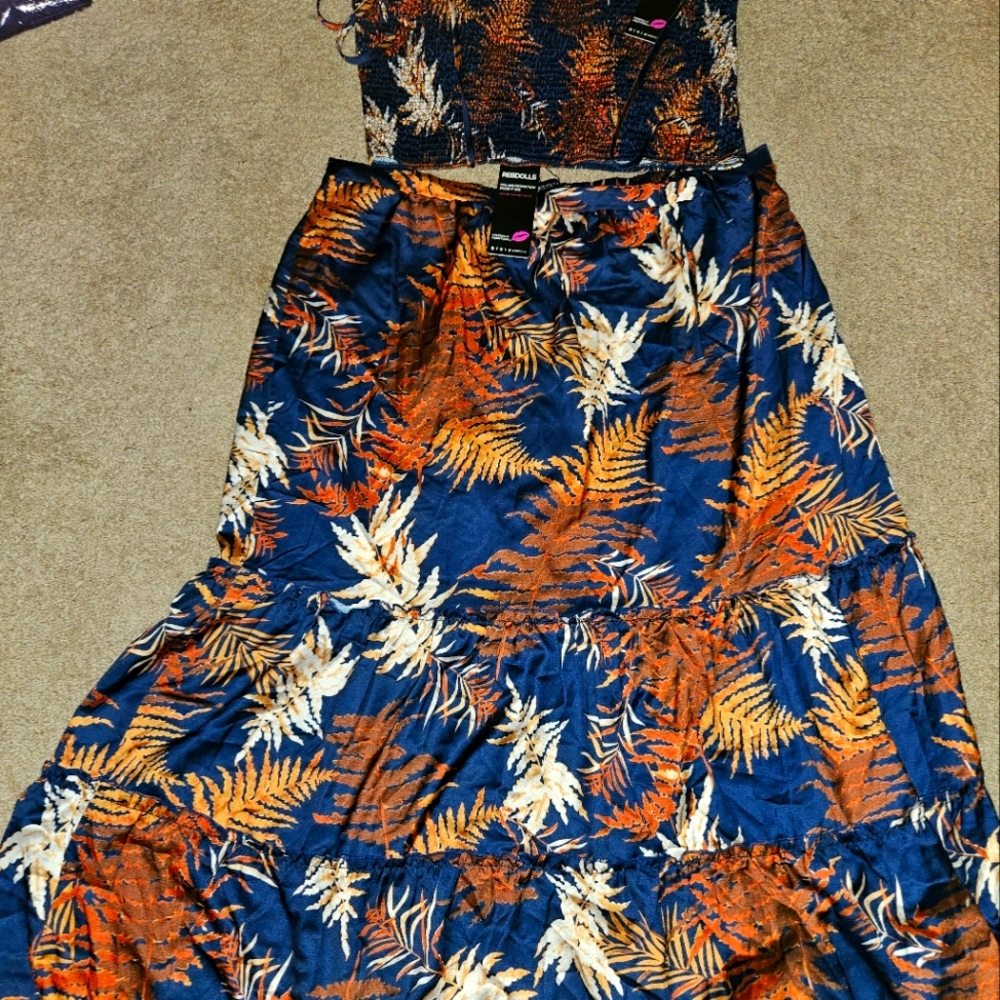 Rebdolls Halter Top (5x) and Skirt Set (4x) Brand New